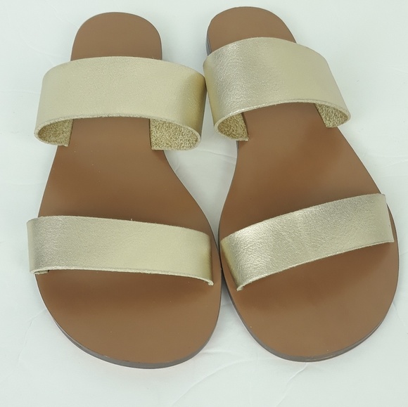 J Crew Factory easy summer slide sandals Sz 8-6 - Picture 3 of 6